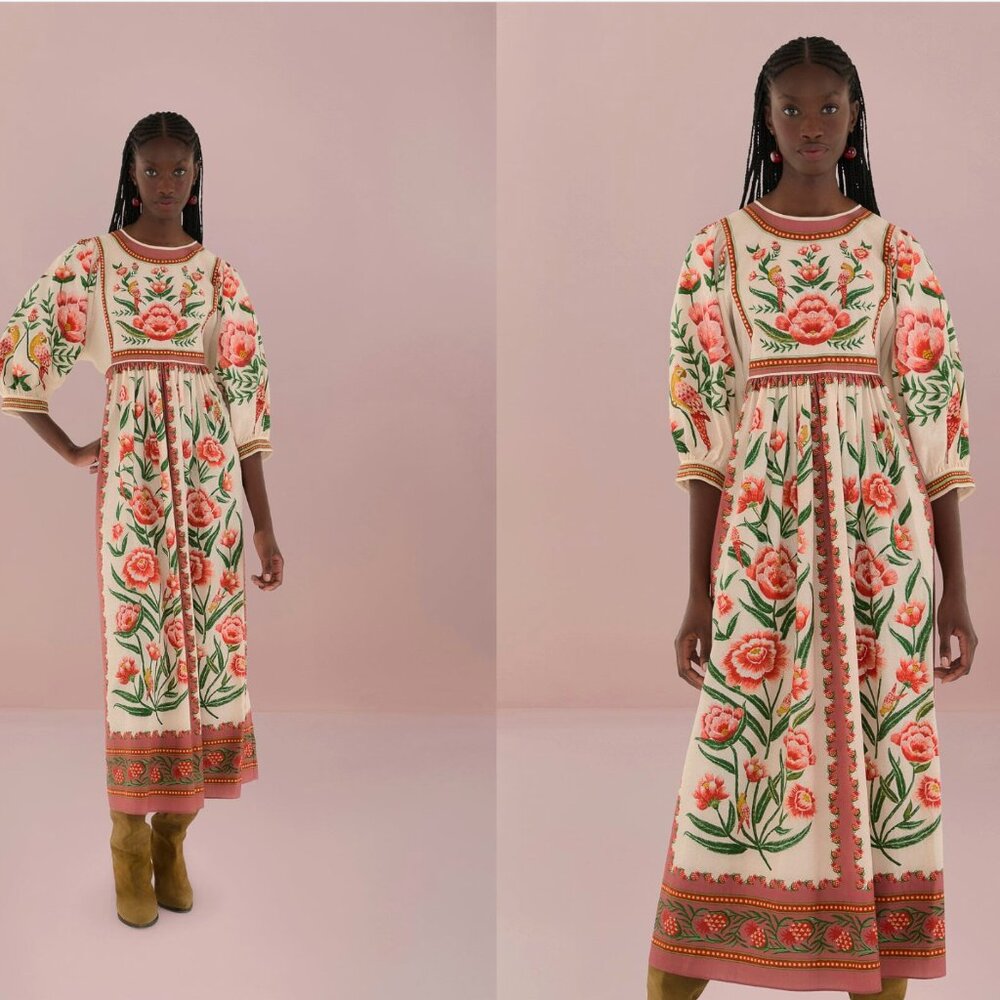 Farm Rio Ainika floral maxi dress - Picture 3 of 15